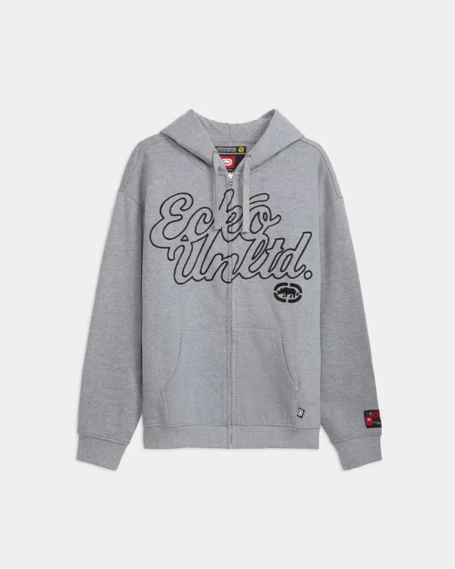 Ecko Red Linked Up Zip Hoodie hanorac gri fermoar
