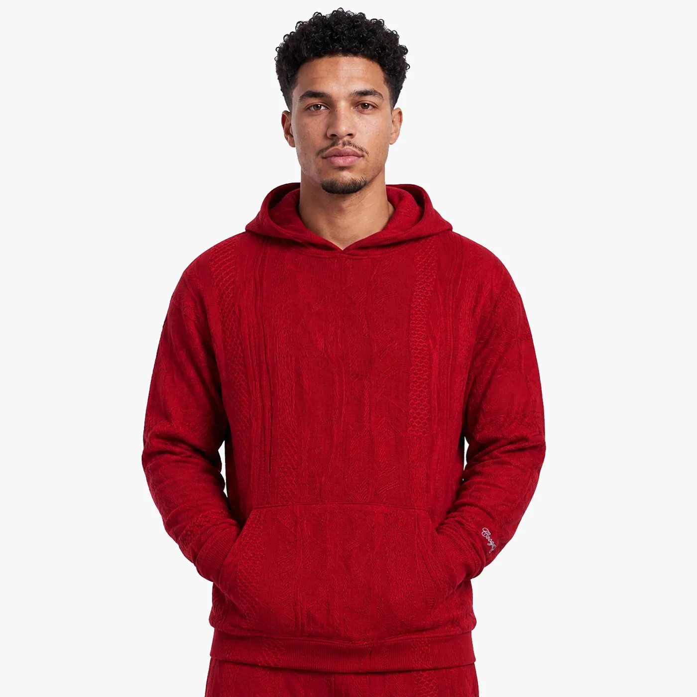 COOGI Red Alert hanorac tricotat rosu bumbac