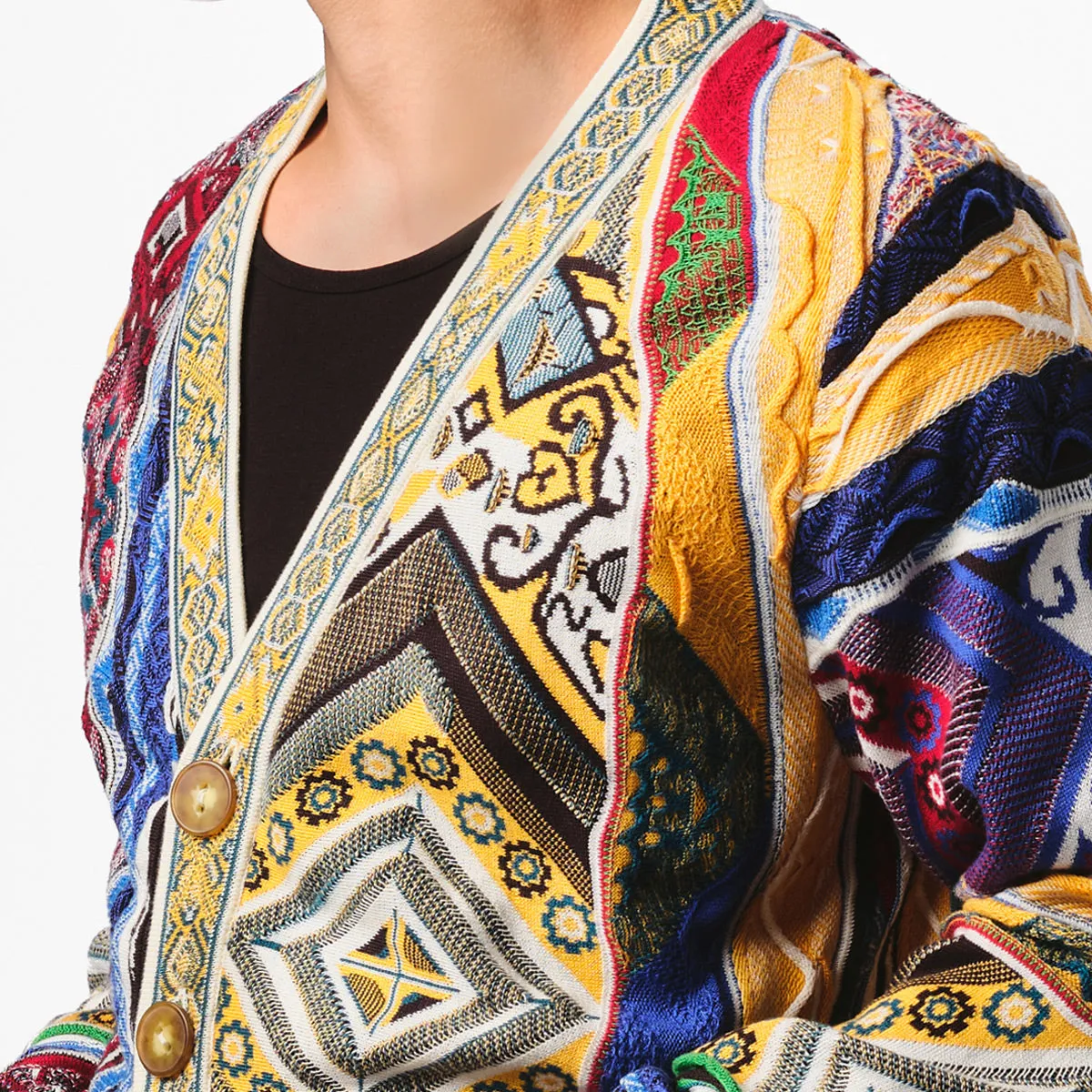 COOGI OG cardigan bărbați multicolor bumbac