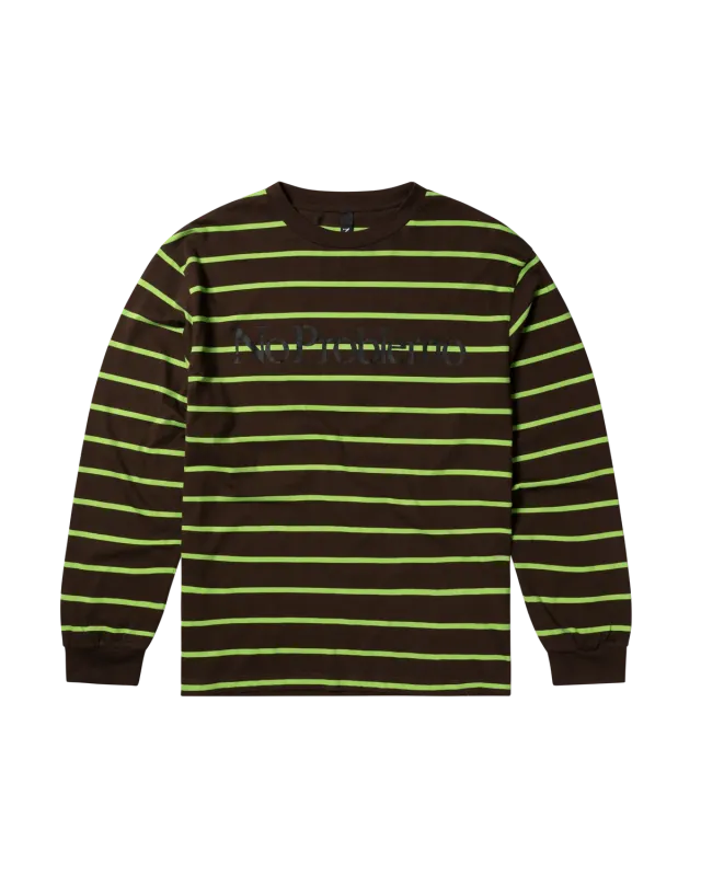 No Problemo Striped LS Tee tricou multicolor dungi