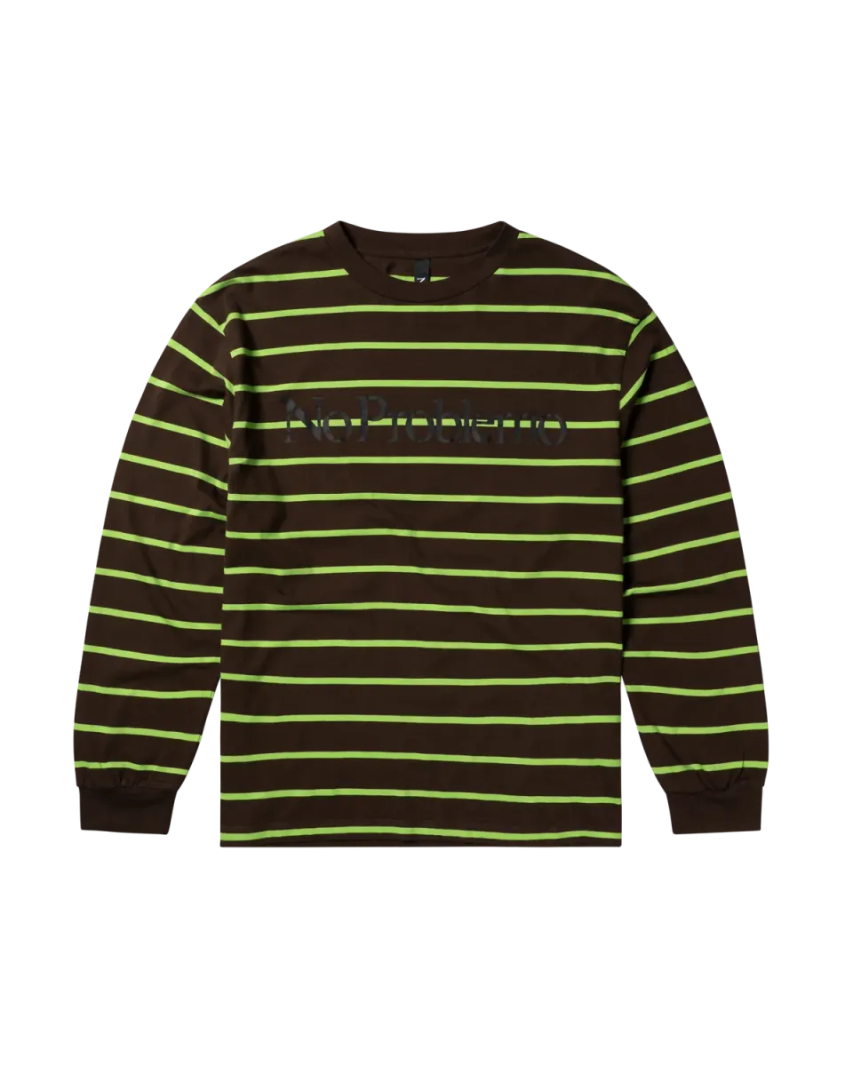 No Problemo Striped LS Tee tricou multicolor dungi