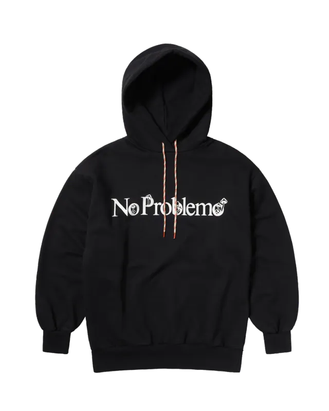 No Problemo Funghi Problemo hanorac negru bumbac