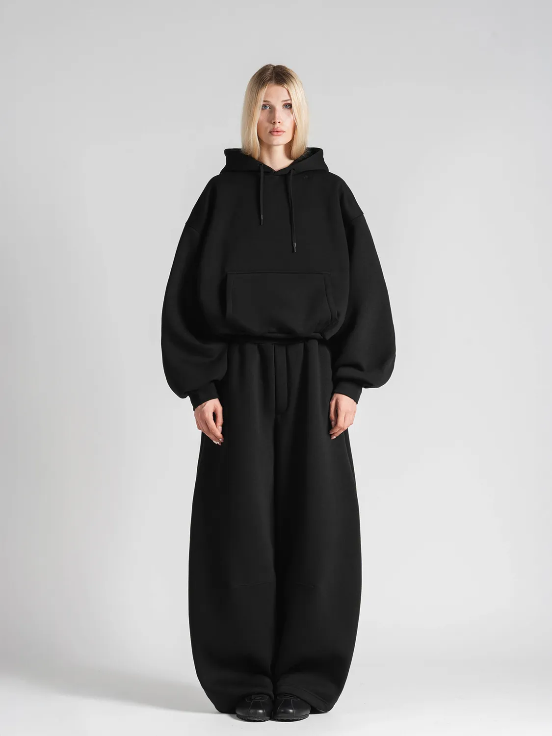 Enrage Bubble Hoodie hanorac negru gros