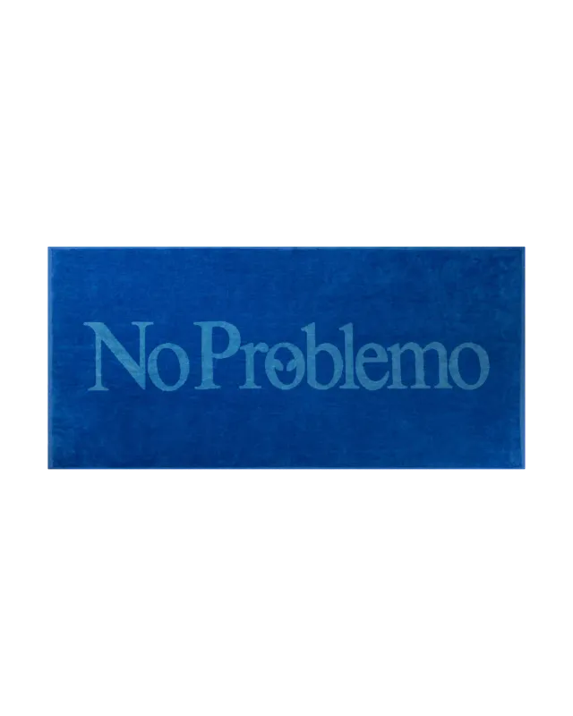 No Problemo Beach prosop plaja albastru marime unica