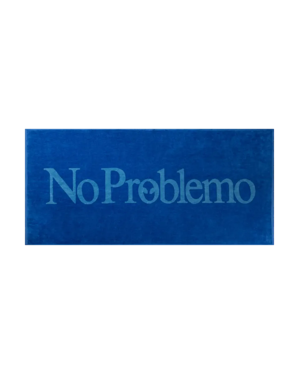 No Problemo Beach prosop plaja albastru marime unica