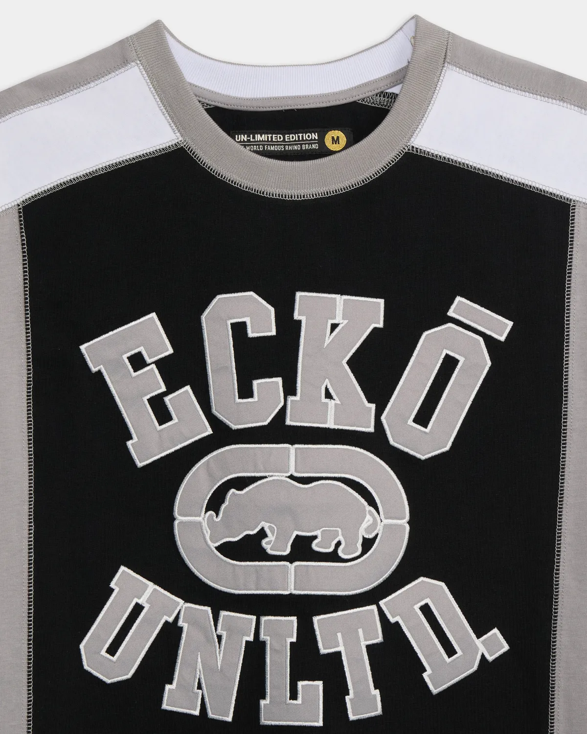 Ecko Red Grunge Skater Top tricou bumbac colorblock