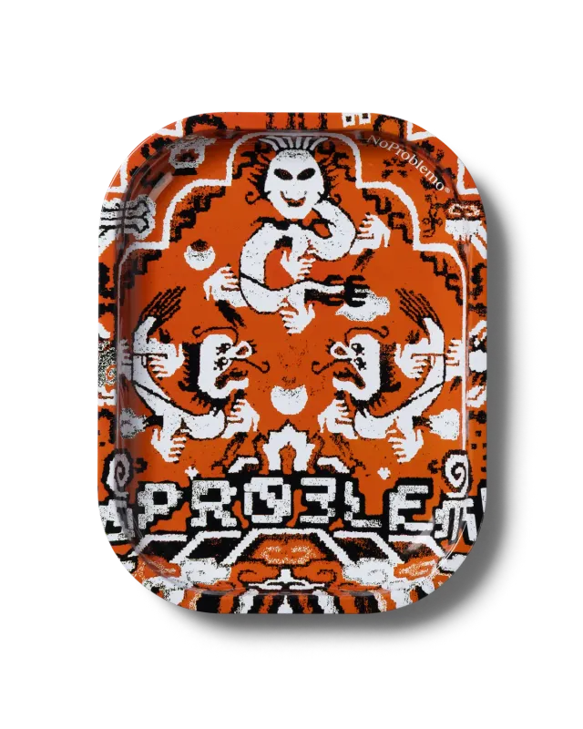 No Problemo Rugged Metal Tray tavă roșie 197 mm