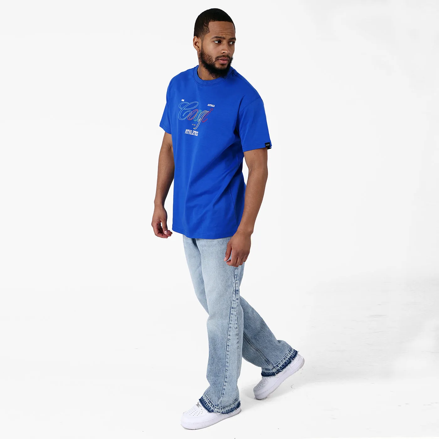 COOGI Athletic tricou bumbac albastru royal