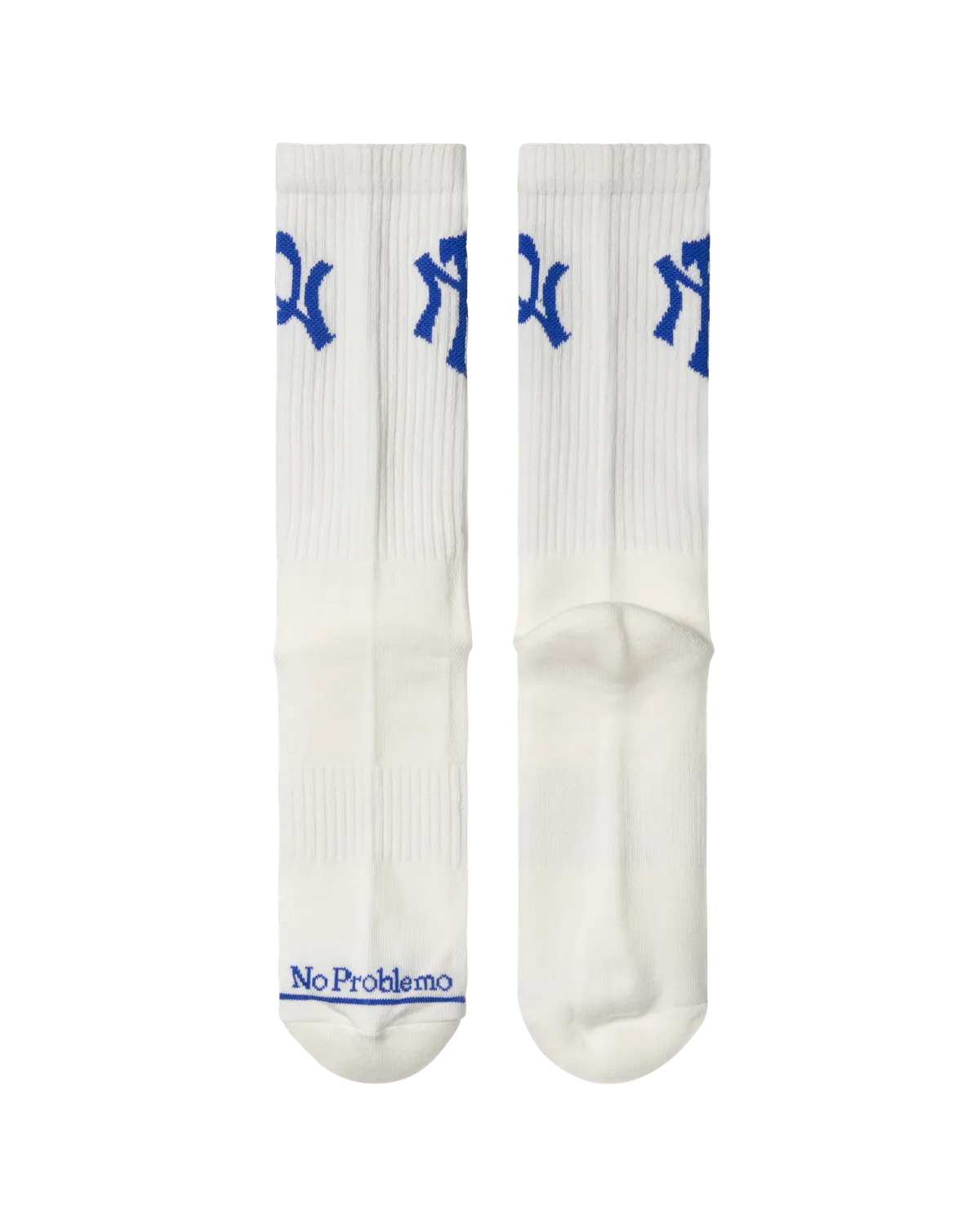 No Problemo NYP Sock sosete albe talpa groasa