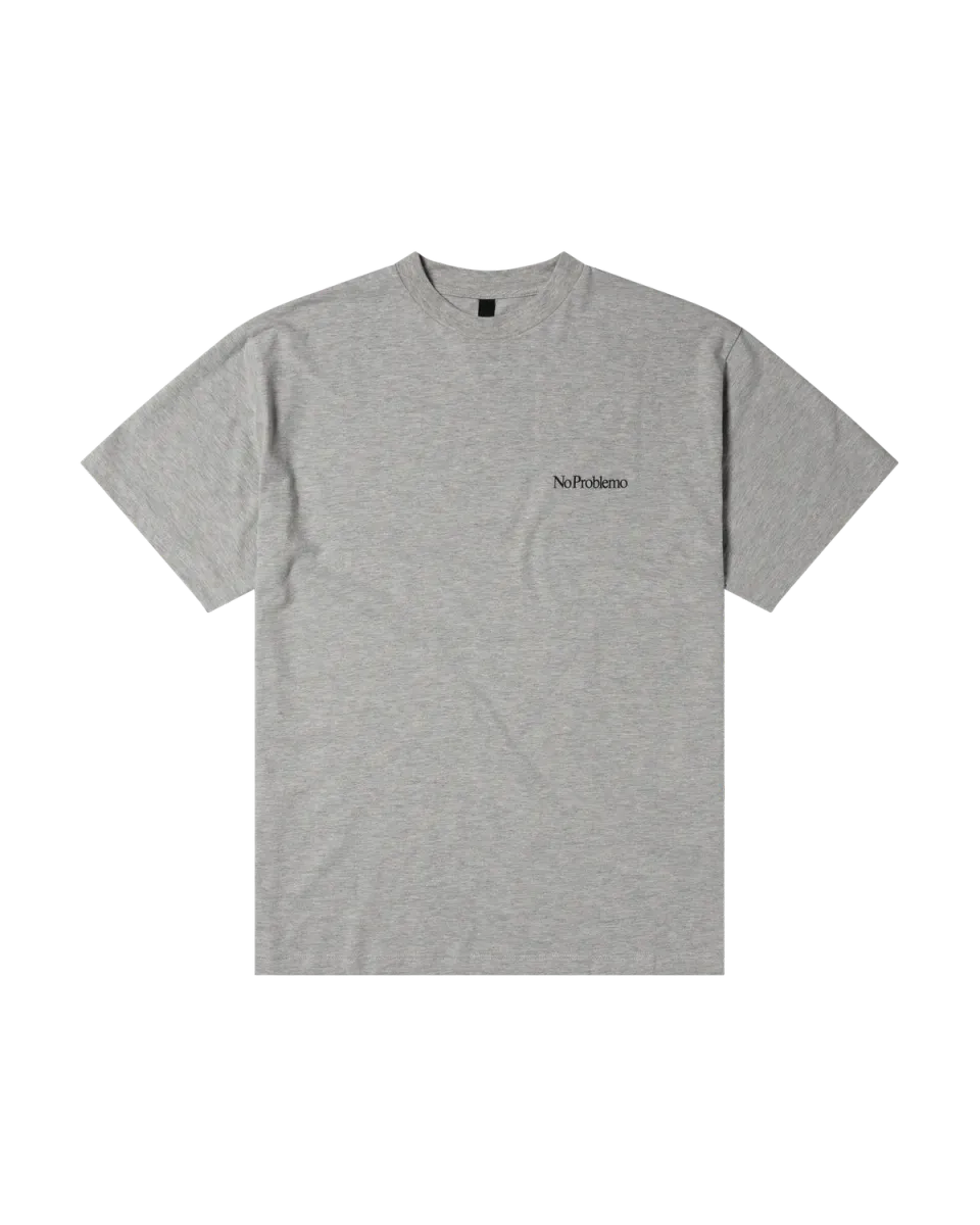 No Problemo Mini Problemo SS Tee tricou gri melange