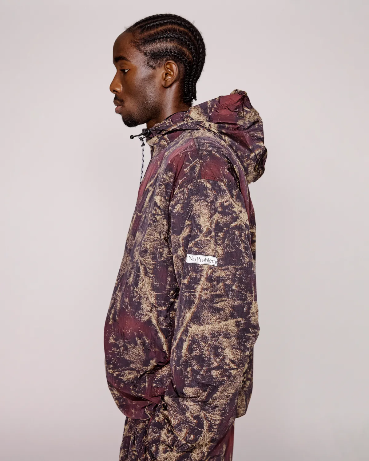 No Problemo Forest Glitch geacă camo nylon