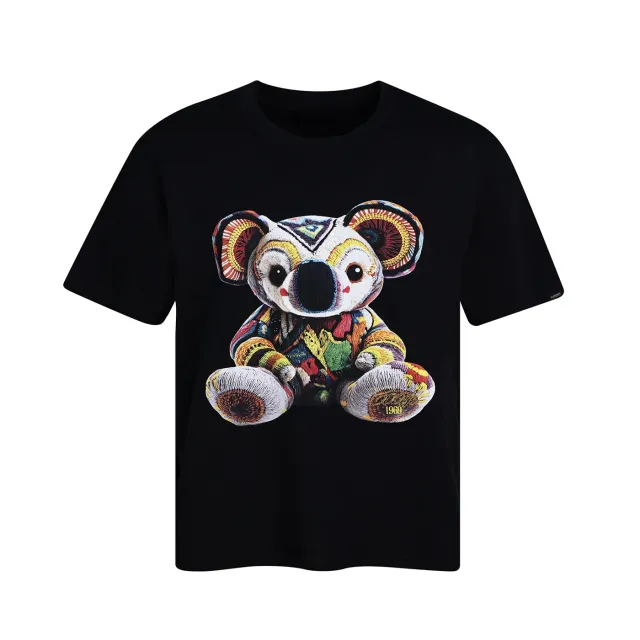 COOGI Koala tricou oversized negru bumbac
