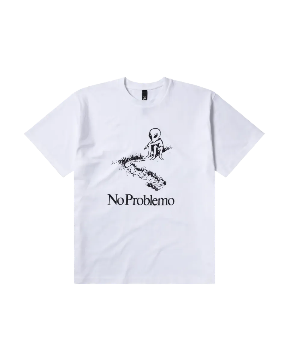 No Problemo Toboggan SS Tee tricou alb bumbac