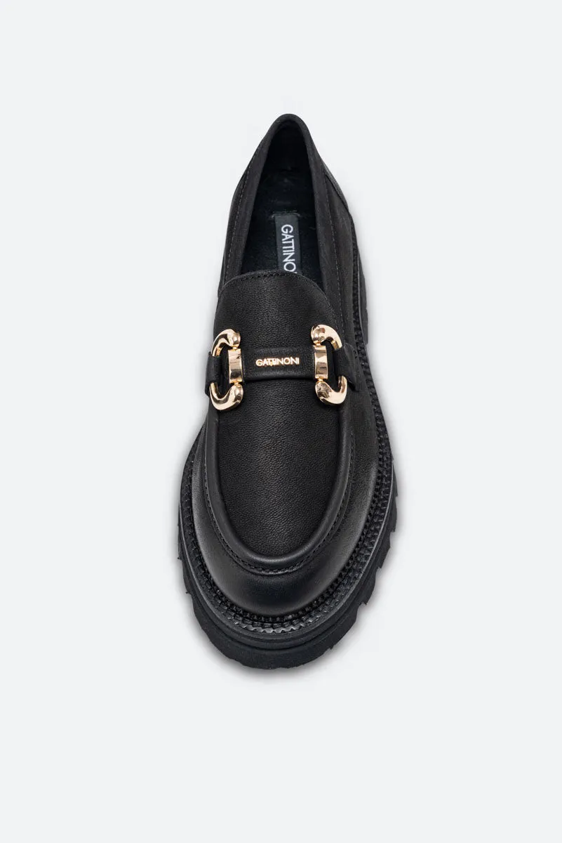 Gattinoni Planetarium Bell mocasini negri nubuck