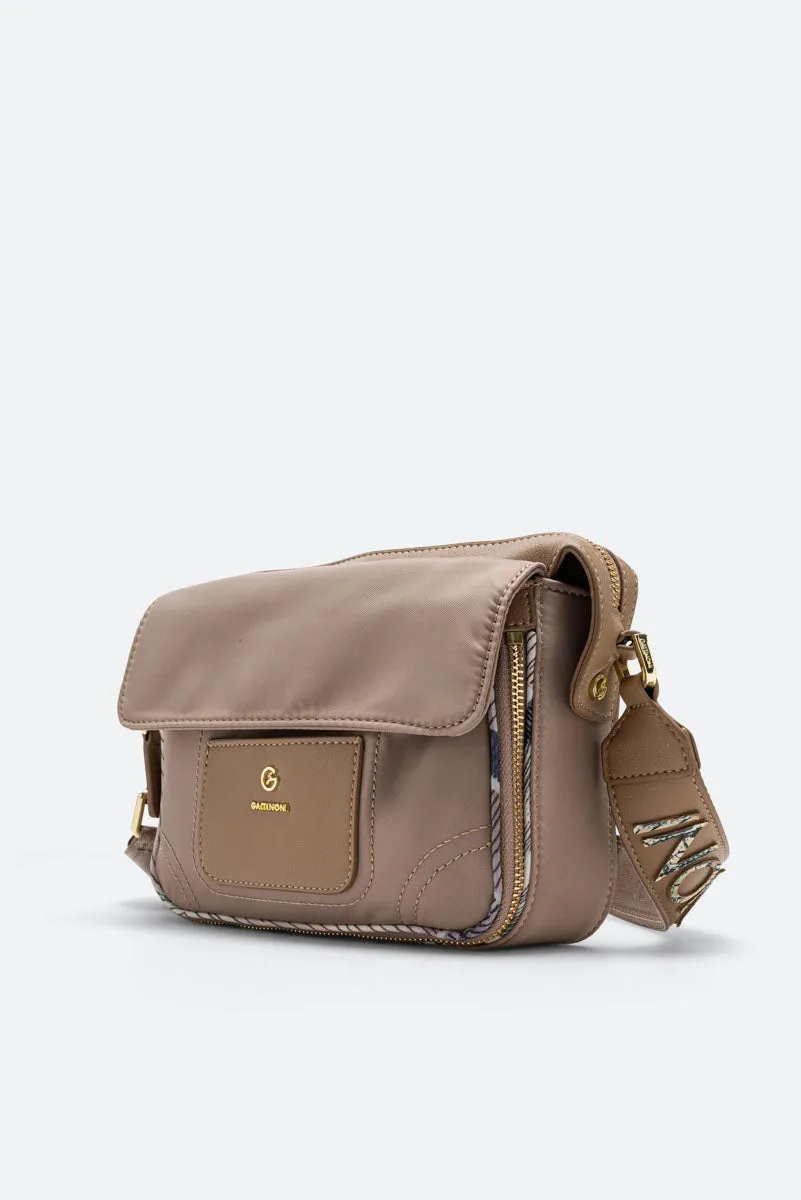Gattinoni Colorsoul geanta crossbody 21,5 cm bej