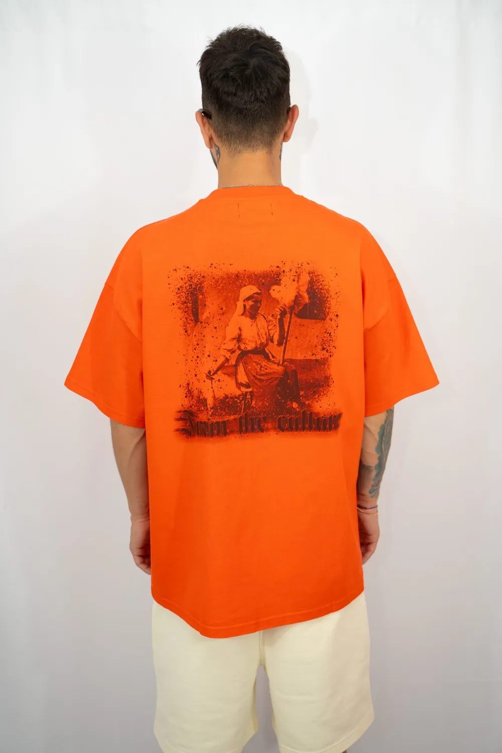 Createdby Orange Culture tricou portocaliu bumbac