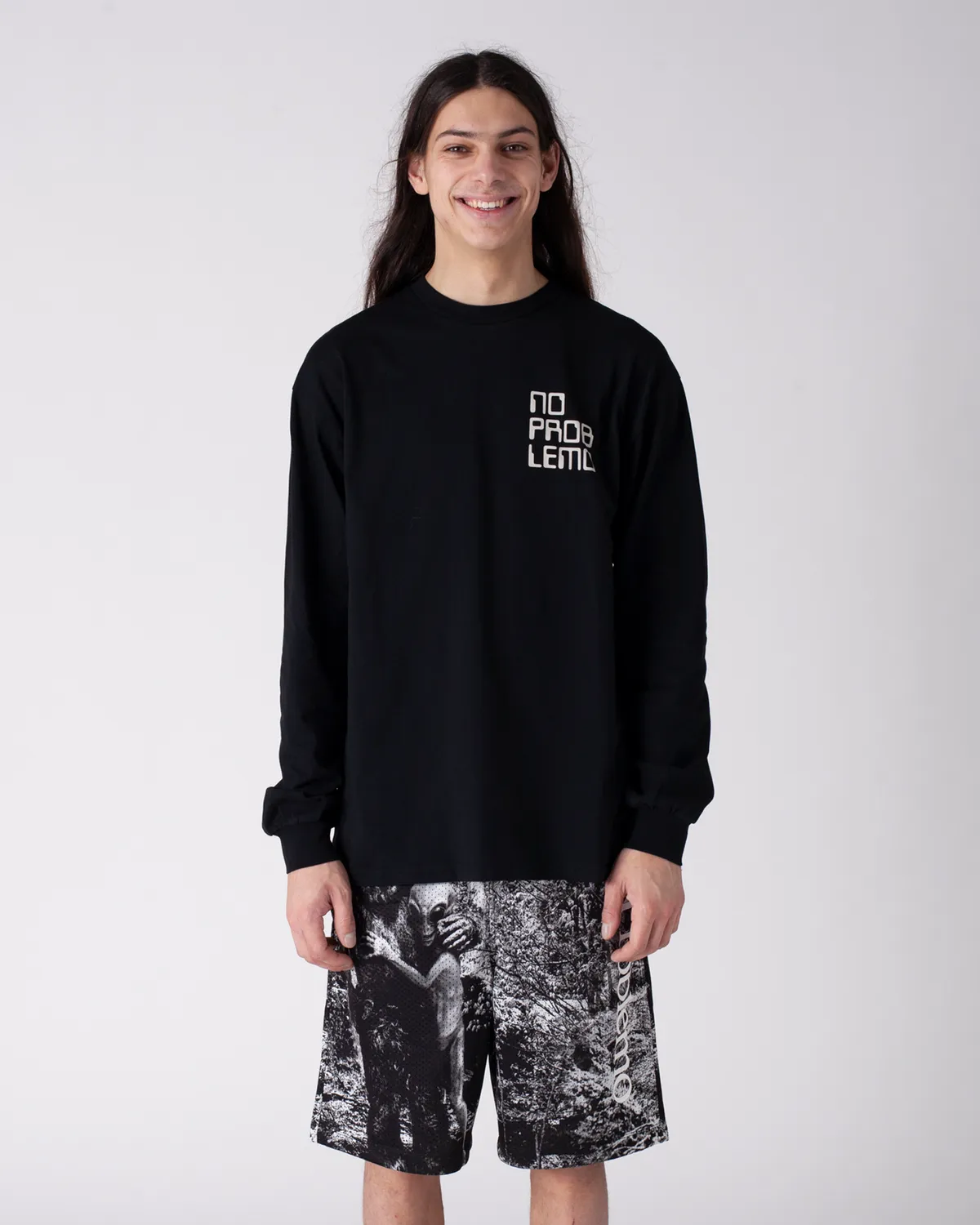 No Problemo No Vision bluza neagra maneca lunga