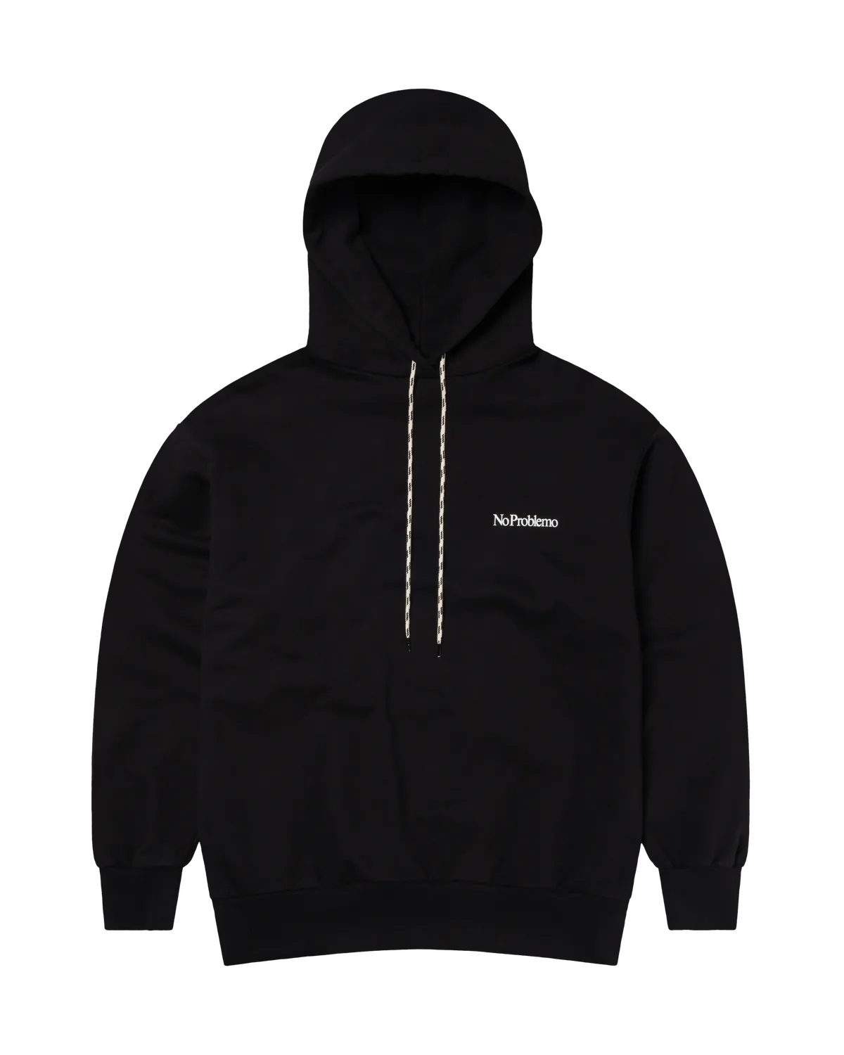 No Problemo SIDD hanorac negru bumbac fleece