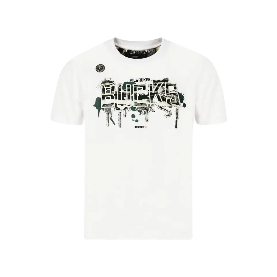 COOGI X NBA Protege Milwaukee Bucks tricou bumbac brodat