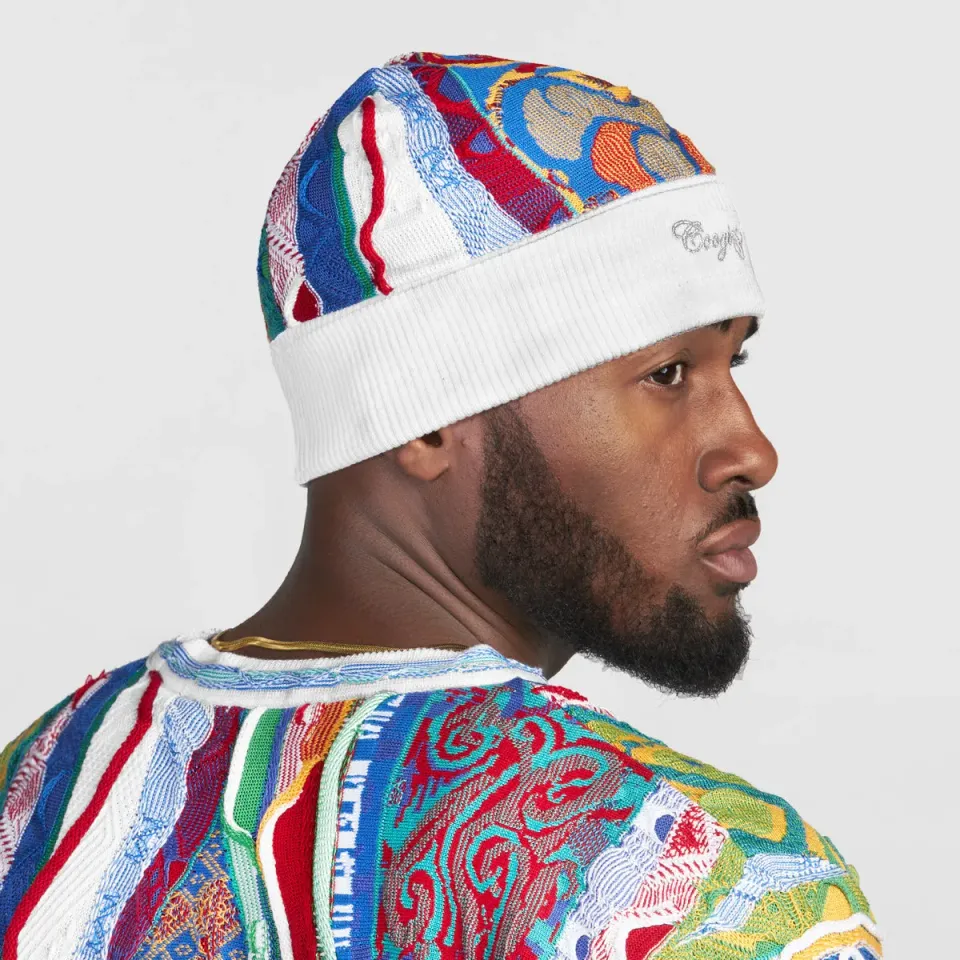 COOGI Classic caciula multicolora alba bumbac marime universala