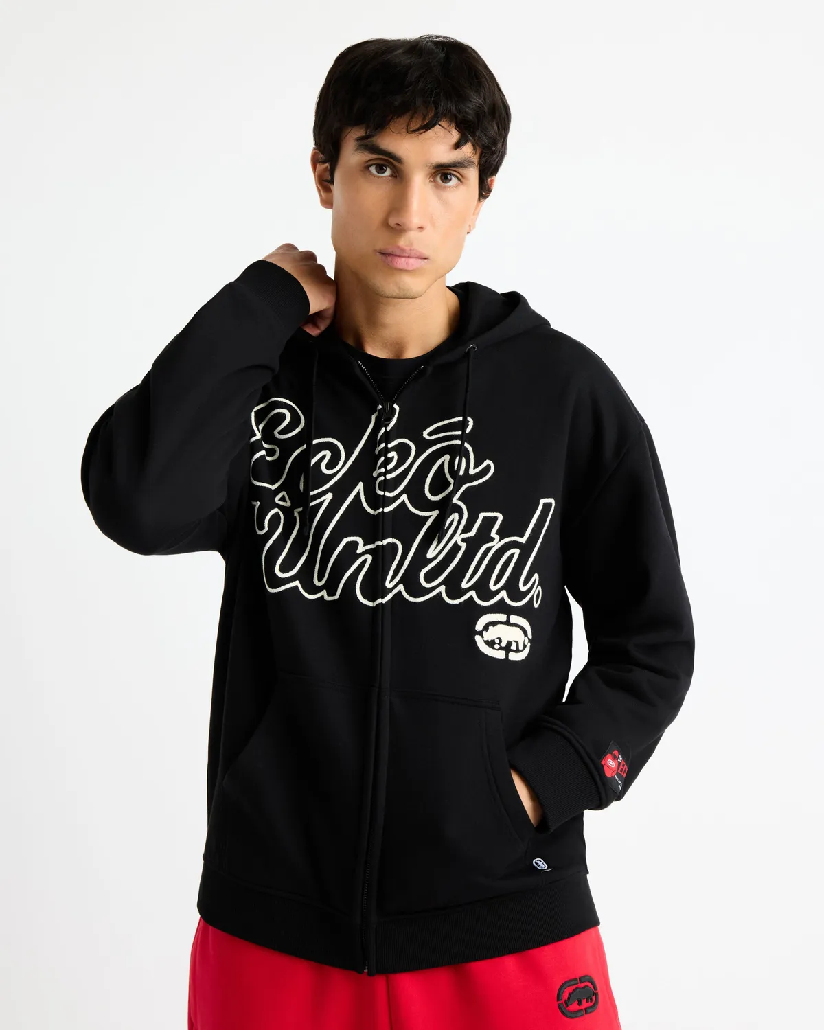 Ecko Red Linked Up hanorac fermoar bumbac S-4XL