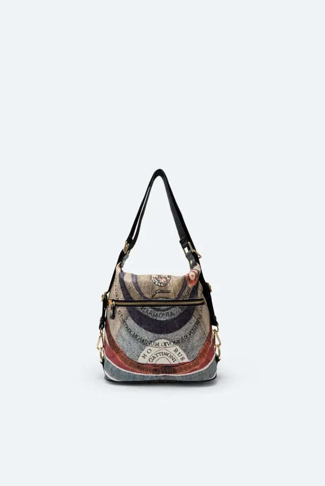 Gattinoni Planetarium Maya Rucsac Hobo Classic nailon