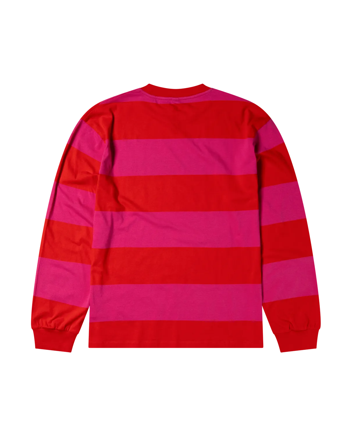 No Problemo Striped LS Tee tricou rosu dungi