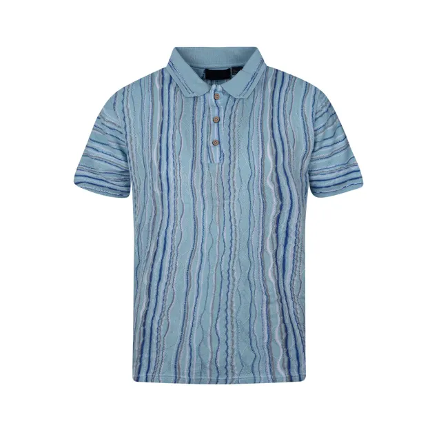 COOGI Lightweight Blue Base polo tricot albastru