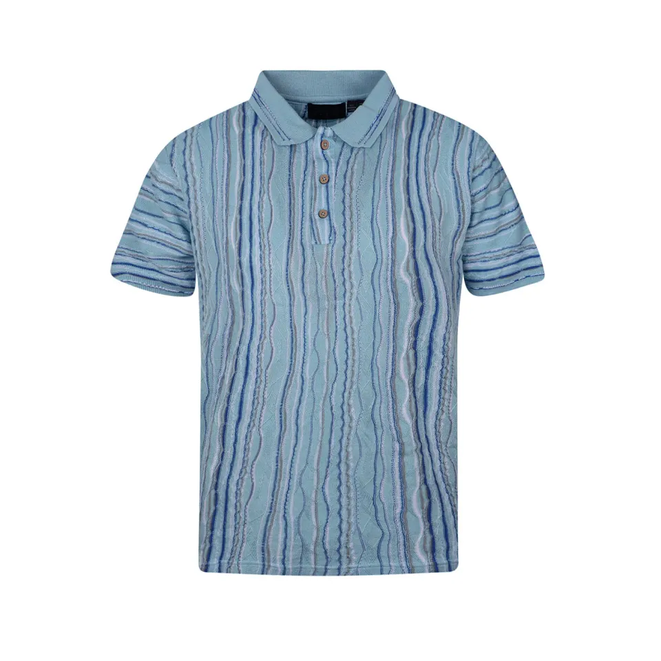 COOGI Lightweight Blue Base polo tricot albastru