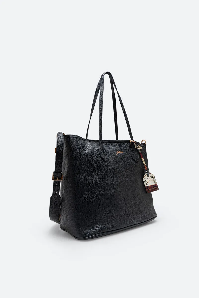 Gattinoni Genesi Marlene Geanta umar piele Nero 33cm