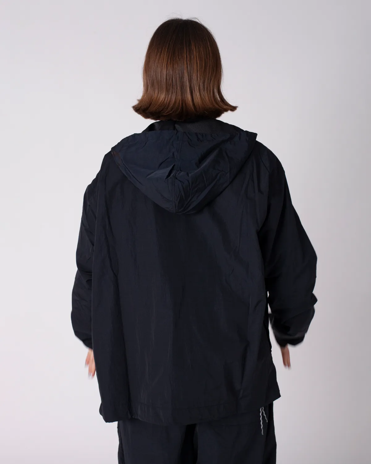 No Problemo NP70700.03 geaca cu gluga neagra nailon