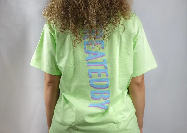 Createdby Butterfly V2 tricou oversize brodat bumbac greu