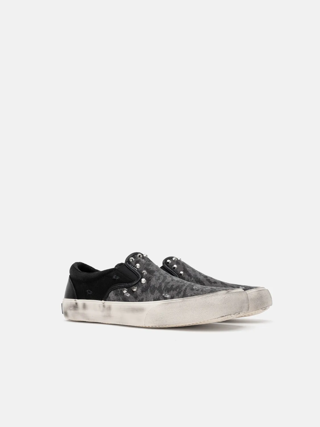 Enrage Slip On Black Leopard teniși slip-on leopard