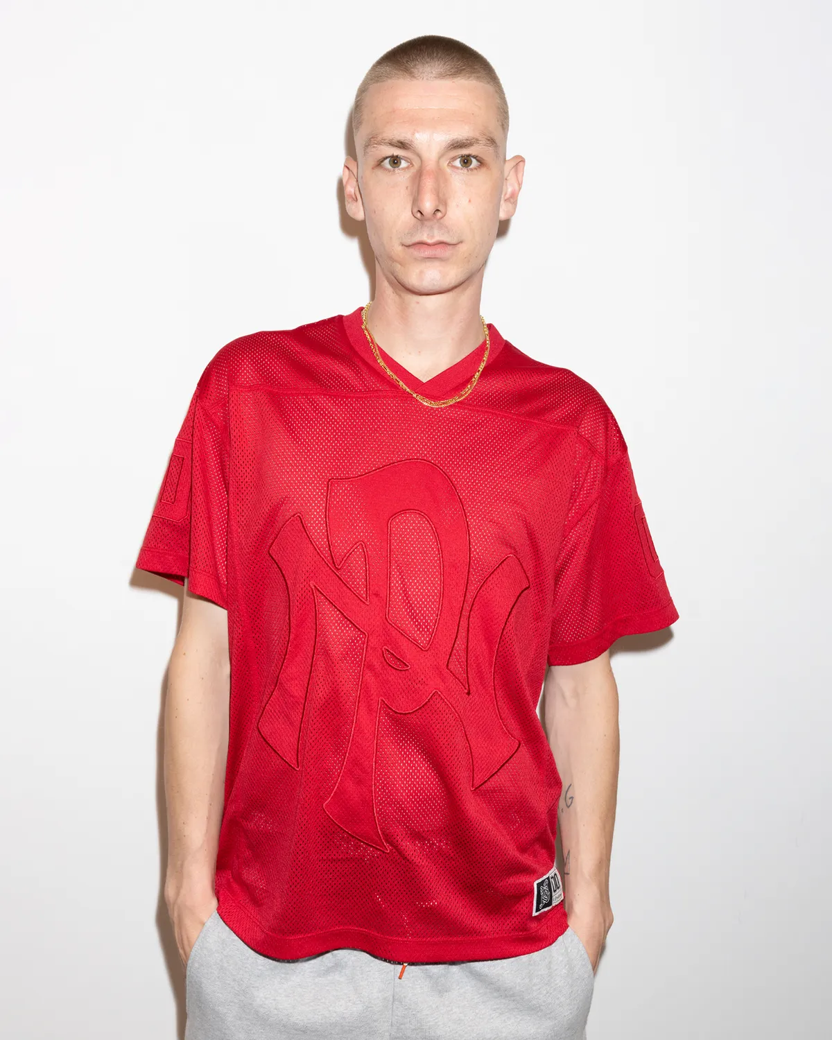 No Problemo NYP tricou sport roșu mesh