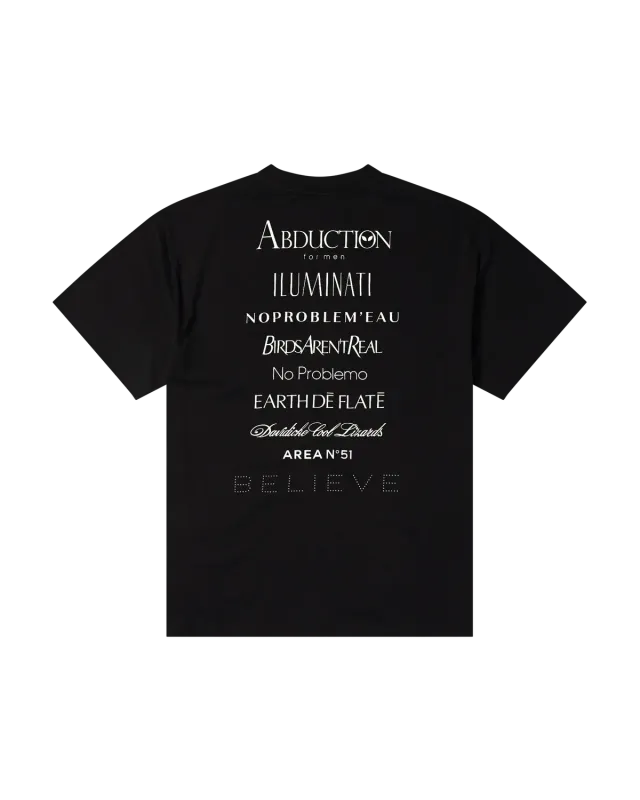 No Problemo Eau De Problemo tricou negru M bumbac