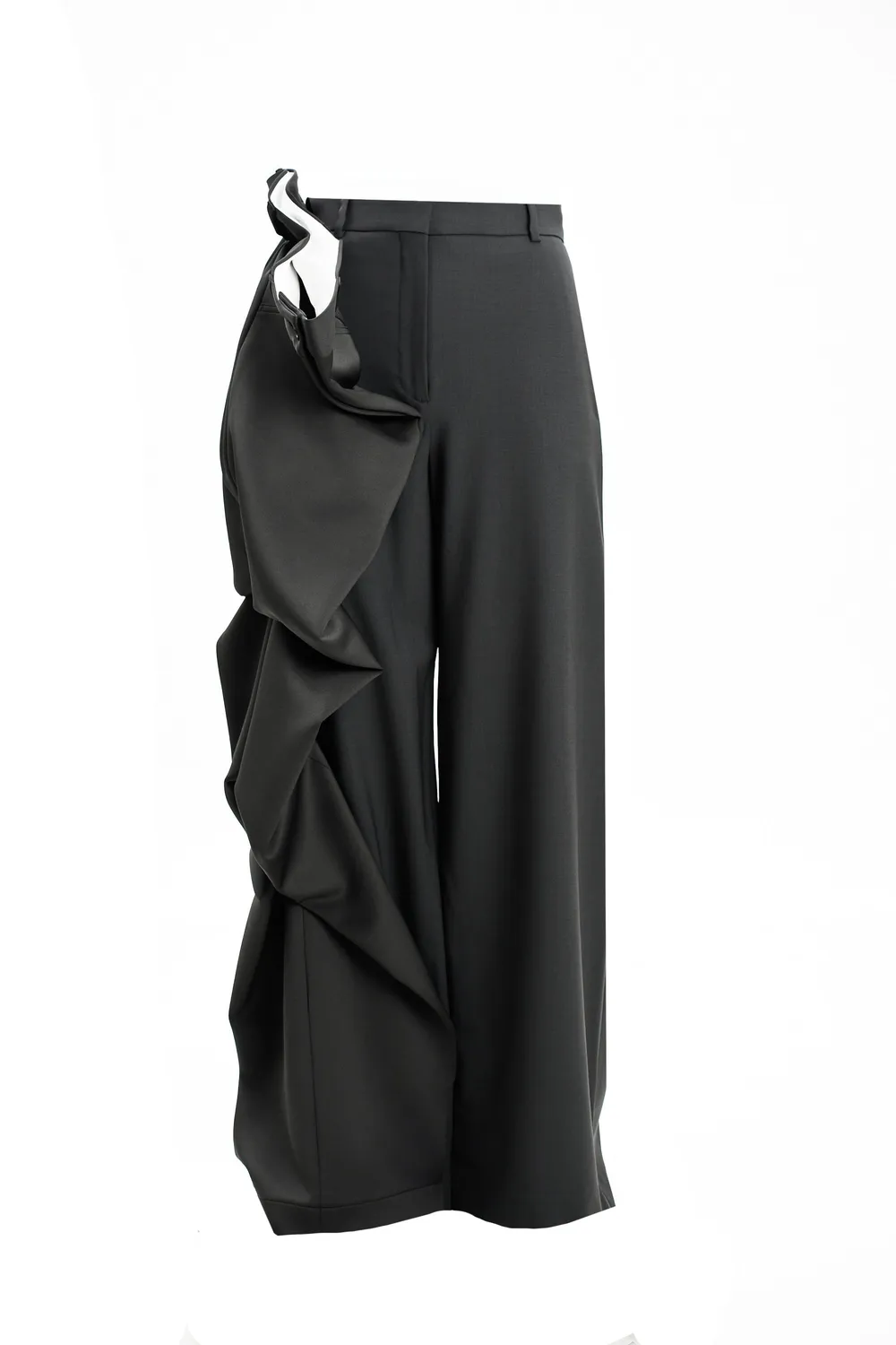 Dualitae Solene Black Trousers pantaloni negri 113 cm