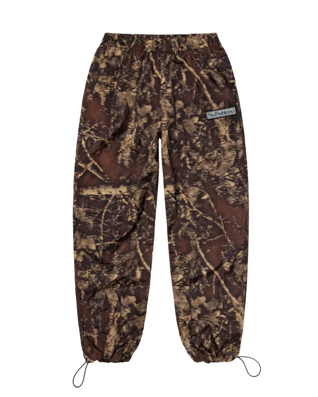 No Problemo Forest Glitch Nylon Pant pantaloni camo