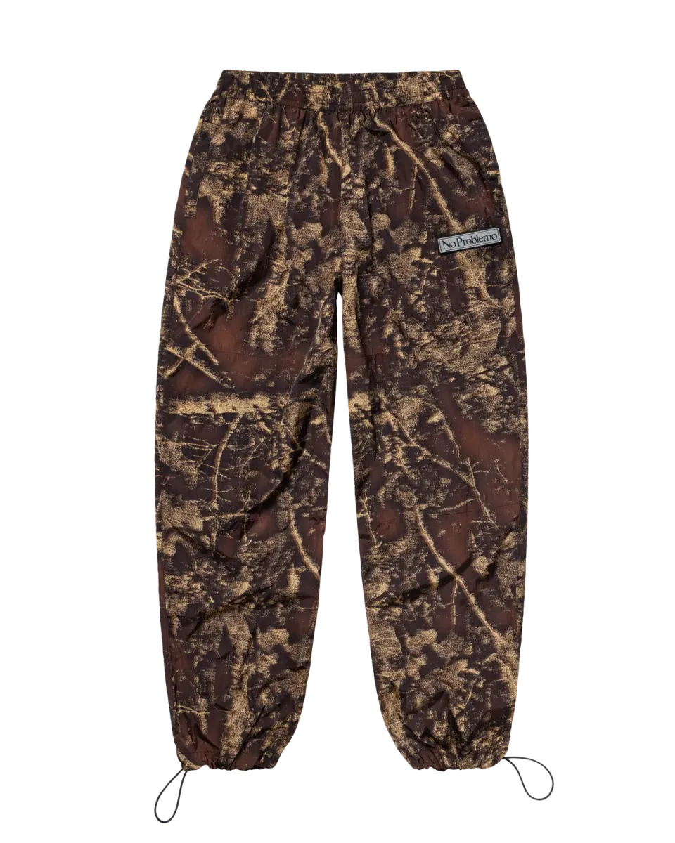 No Problemo Forest Glitch Nylon Pant pantaloni camo