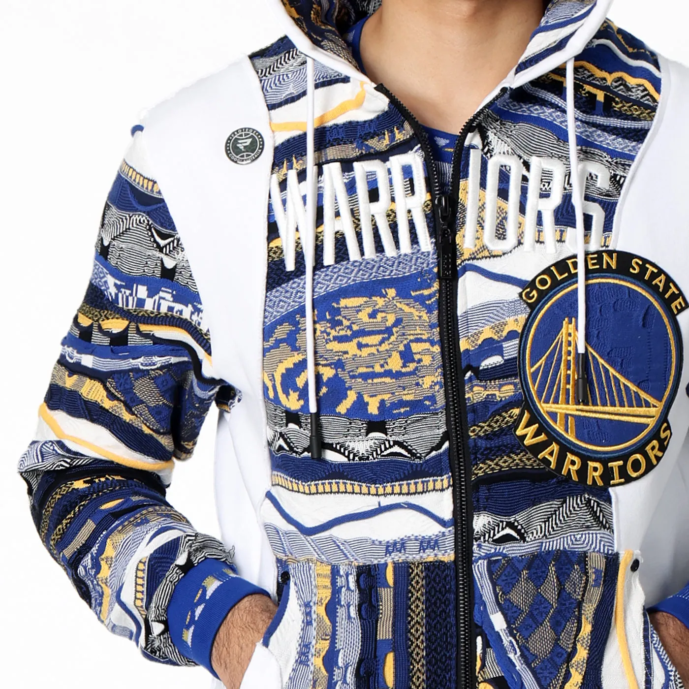 COOGI Warriors Full Zip hanorac albastru NBA