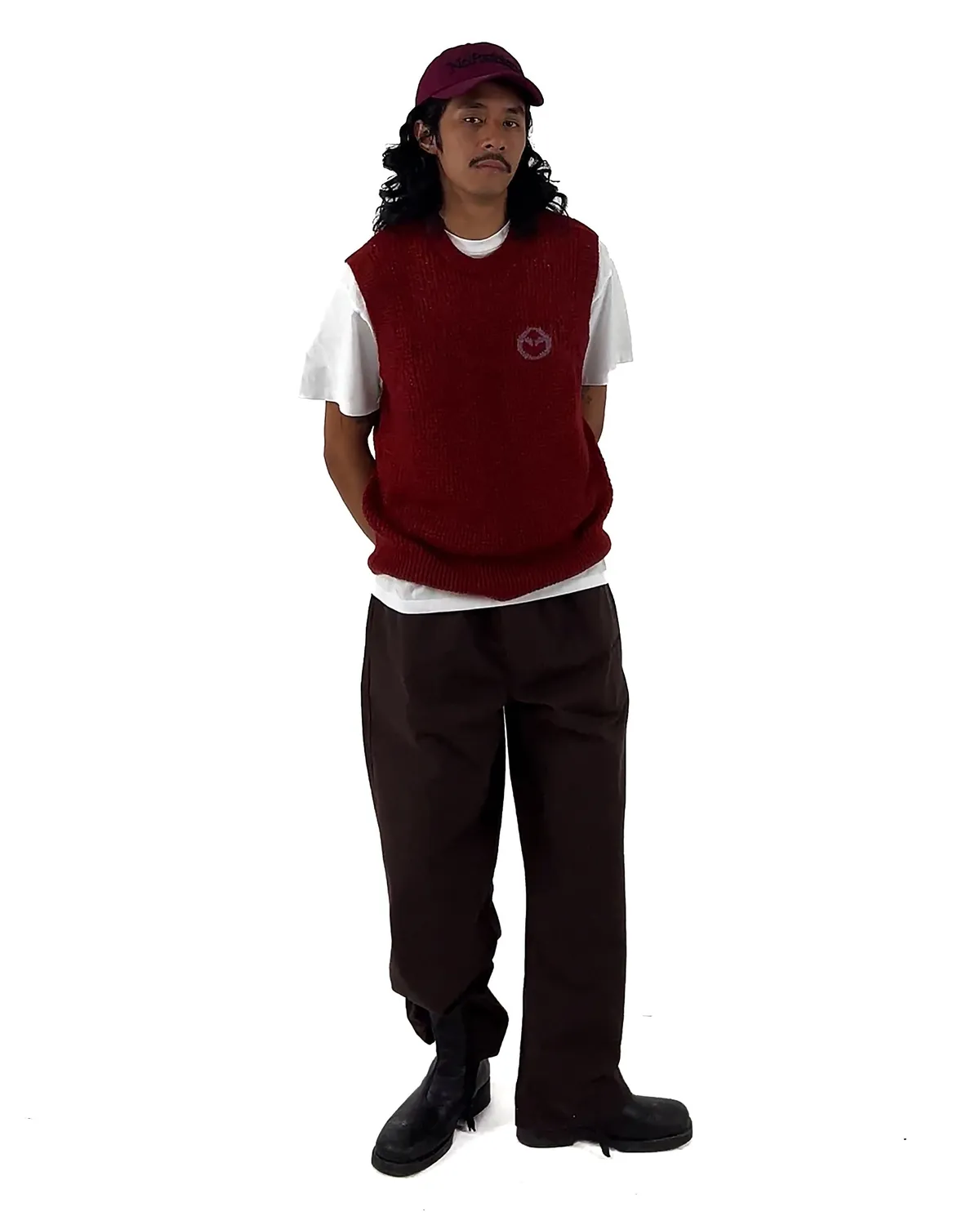No Problemo Mini Problemo Work Pant NP30115.02 pantaloni maro bumbac