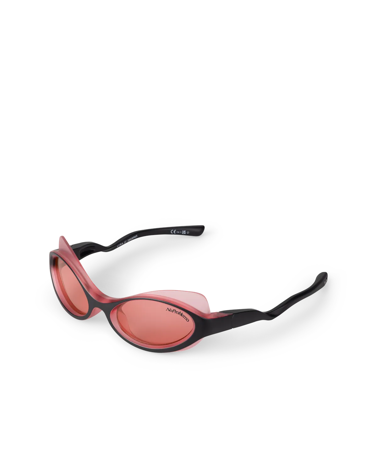 No Problemo Lyra ochelari de soare negru oval