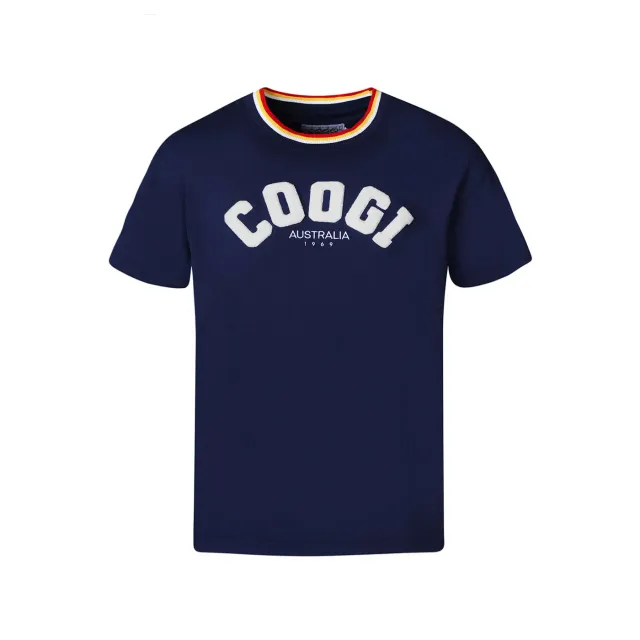 COOGI Block Logo tricou bleumarin supradimensionat