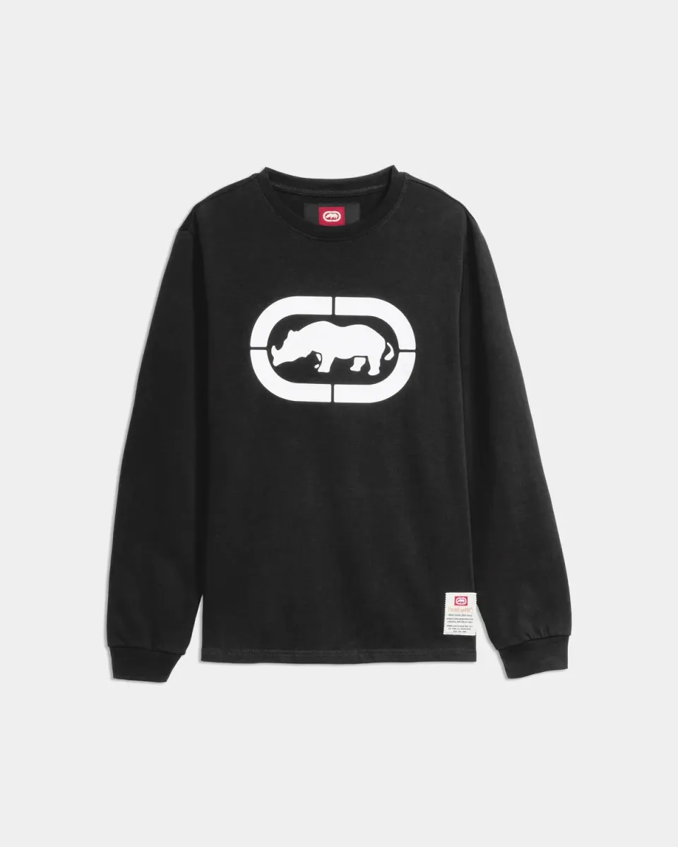 Ecko Red Classic Rhino Long Sleeve Tee bluza bumbac