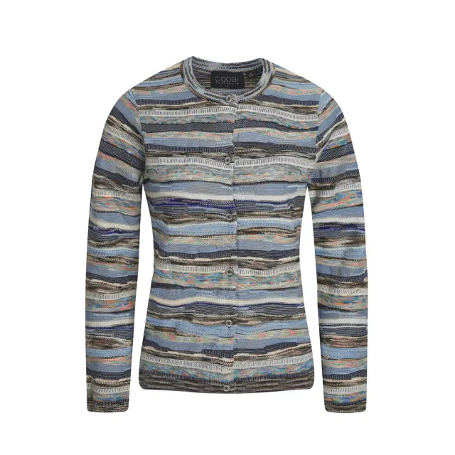 COOGI All-Season cardigan damă albastru bumbac