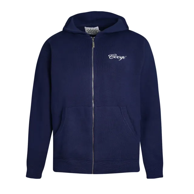 COOGI Heavy Weight Fashion Knit hanorac albastru bumbac gros