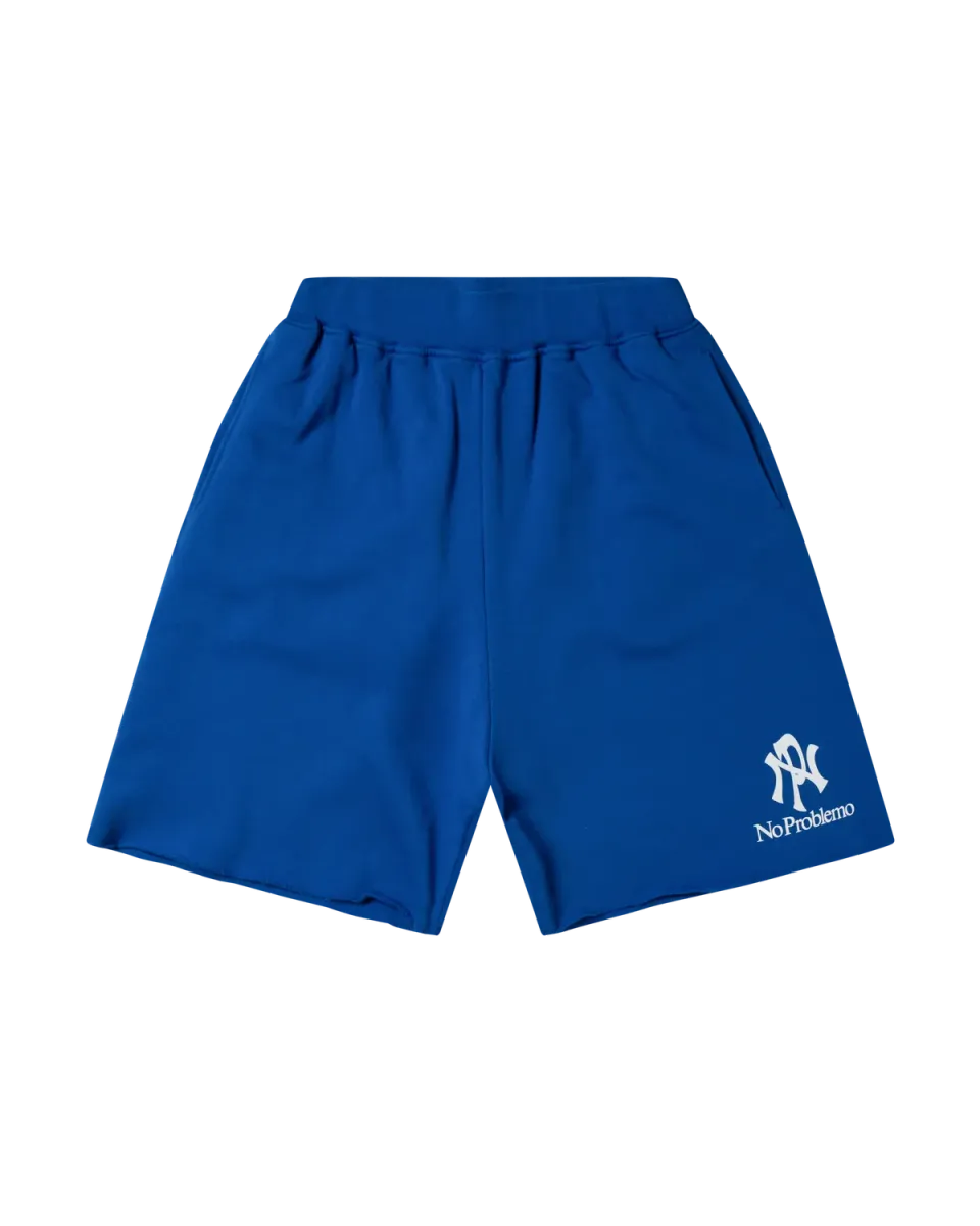 No Problemo NYP pantaloni scurti albastru bumbac