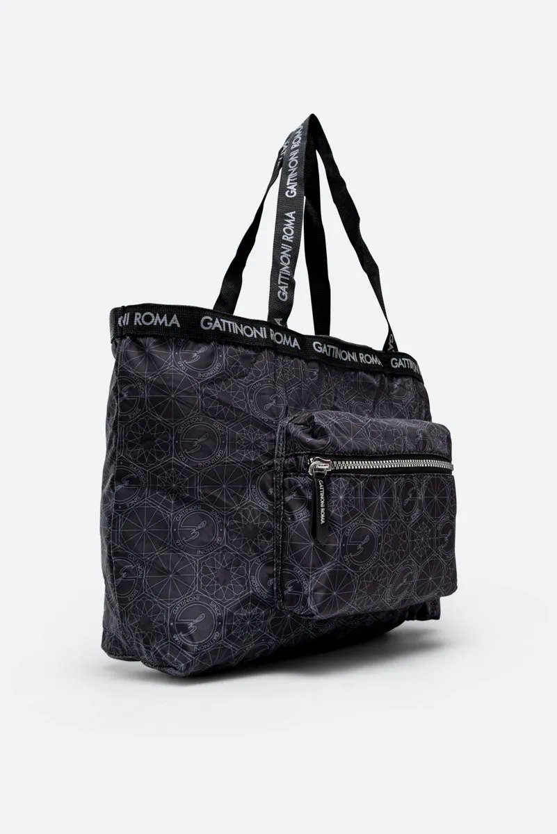 Gattinoni Teodosia EasyChic Nera shopping bag nylon