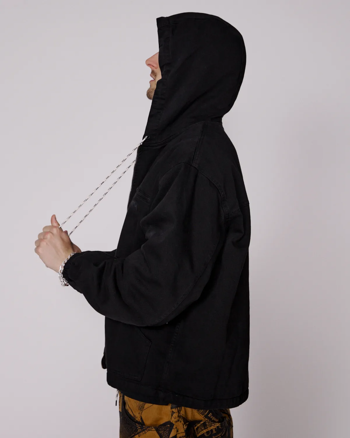 No Problemo Workwear Jacket geacă neagră ripstop bumbac