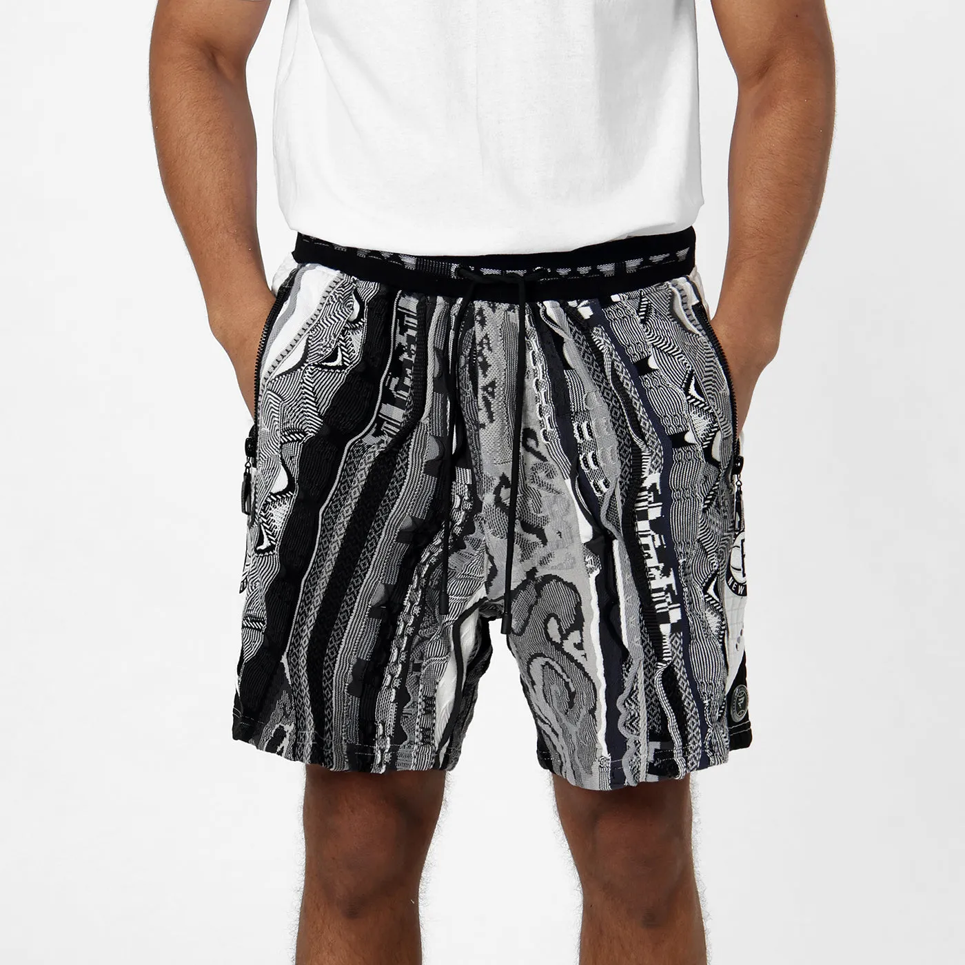 COOGI X NBA Brooklyn Nets sort baschet negru tricotat