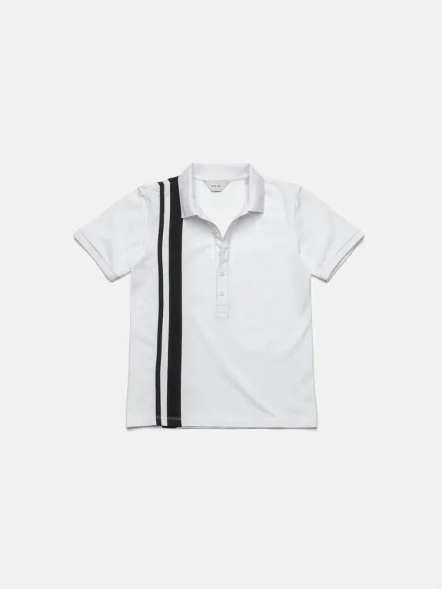 Enrage Polo Shirt 7 tricou polo alb